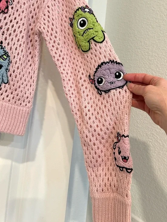 Cute Monster Knit Sweater & Vest Set - Picture 5 of 8